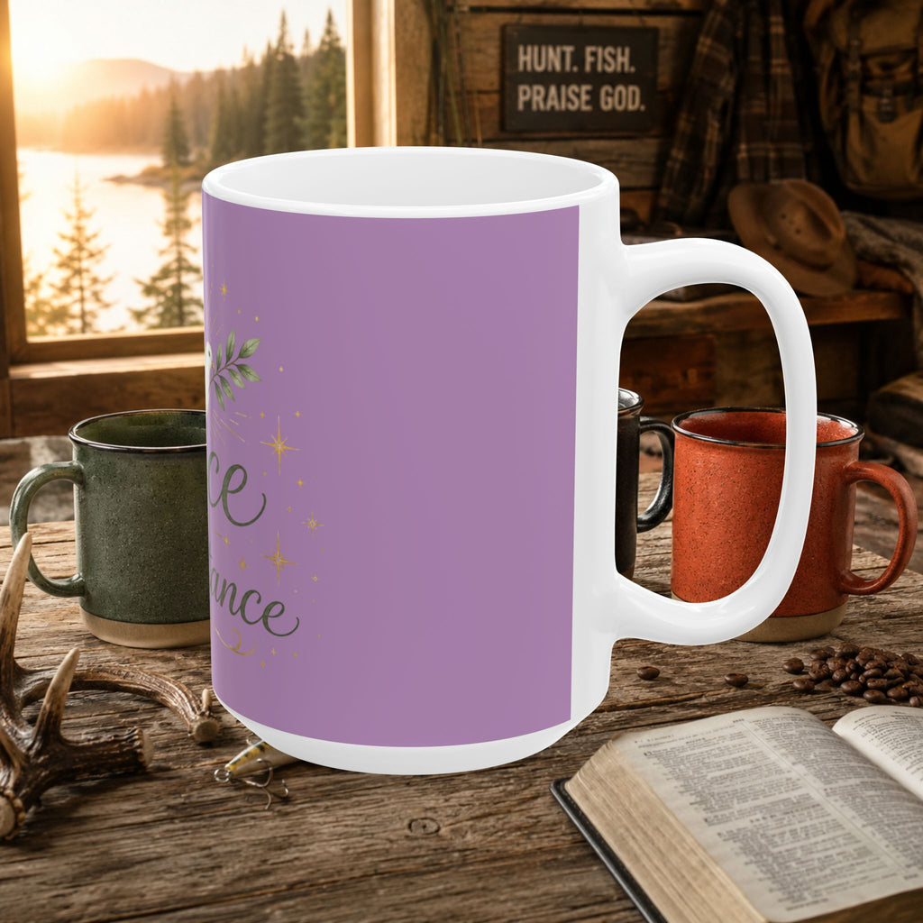Peace Is My Inheritance Mug — Dove Faith Coffee Cup (11oz/15oz)