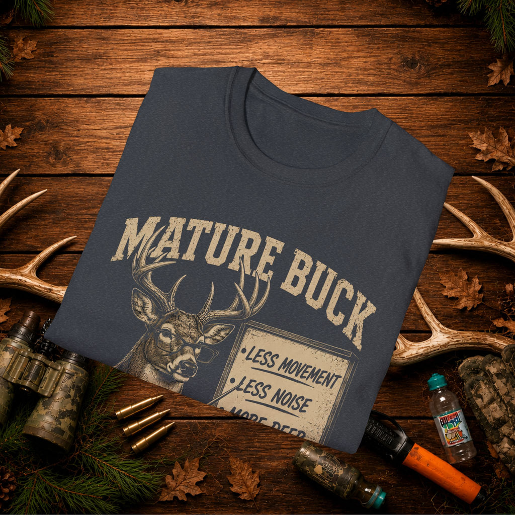 Mature Buck Educator T-Shirt — Funny Deer Hunting Tee