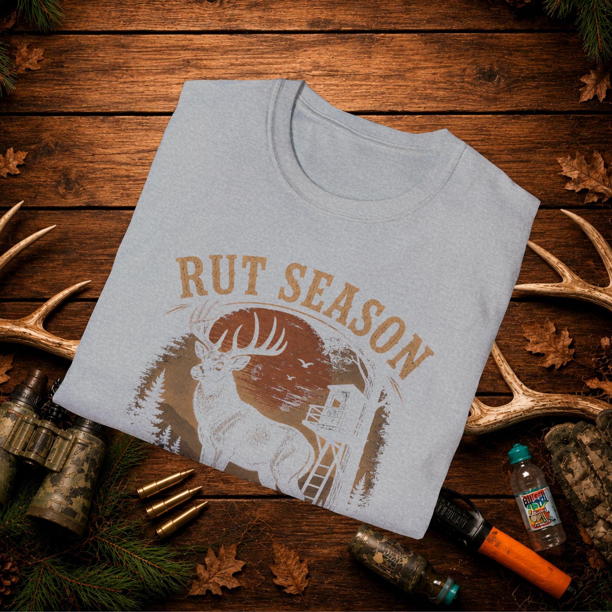 Rut Season T‑Shirt — "Sorry, Can't. It's Rut Season" Deer Hunting Tee