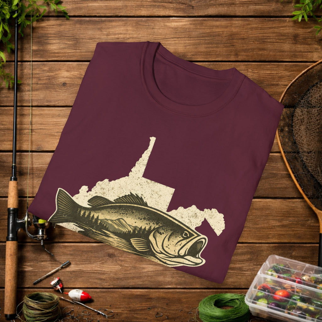 Bass Fishing Shirt Vintage | Largemouth Bass Graphic Tee | Fisherman Gift | Outdoor Fishing Shirt | Angler Apparel | Lake Life Tee