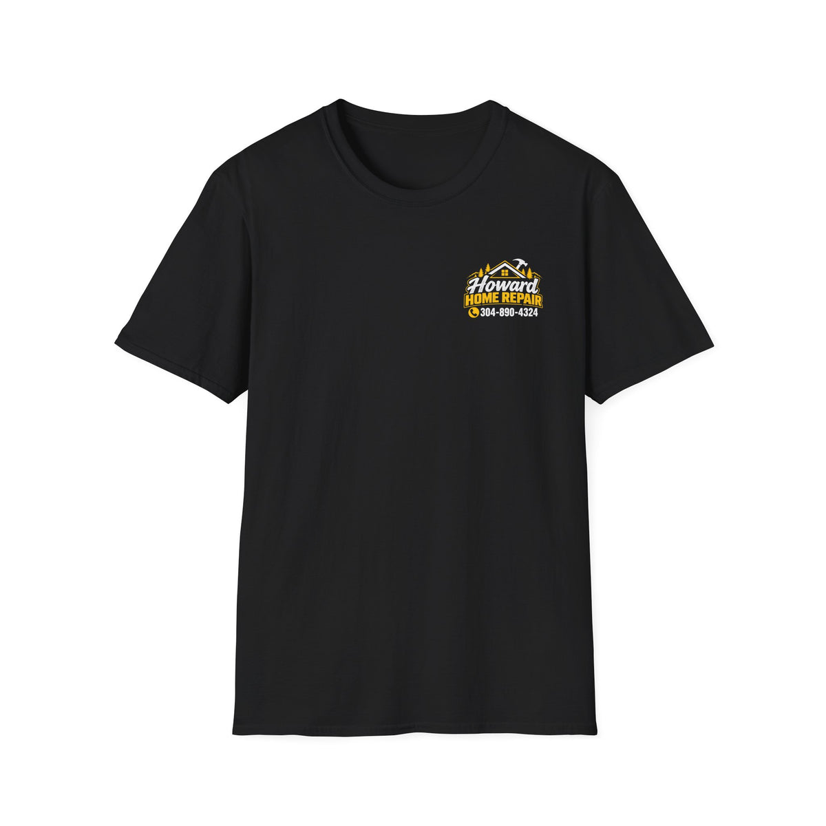 Home Repair T-Shirt — Small Yellow House Logo