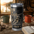 Coon Hunter 20oz Tumbler — "Turn 'Em Loose, Let Them Work" Hunting Dog Travel Mug