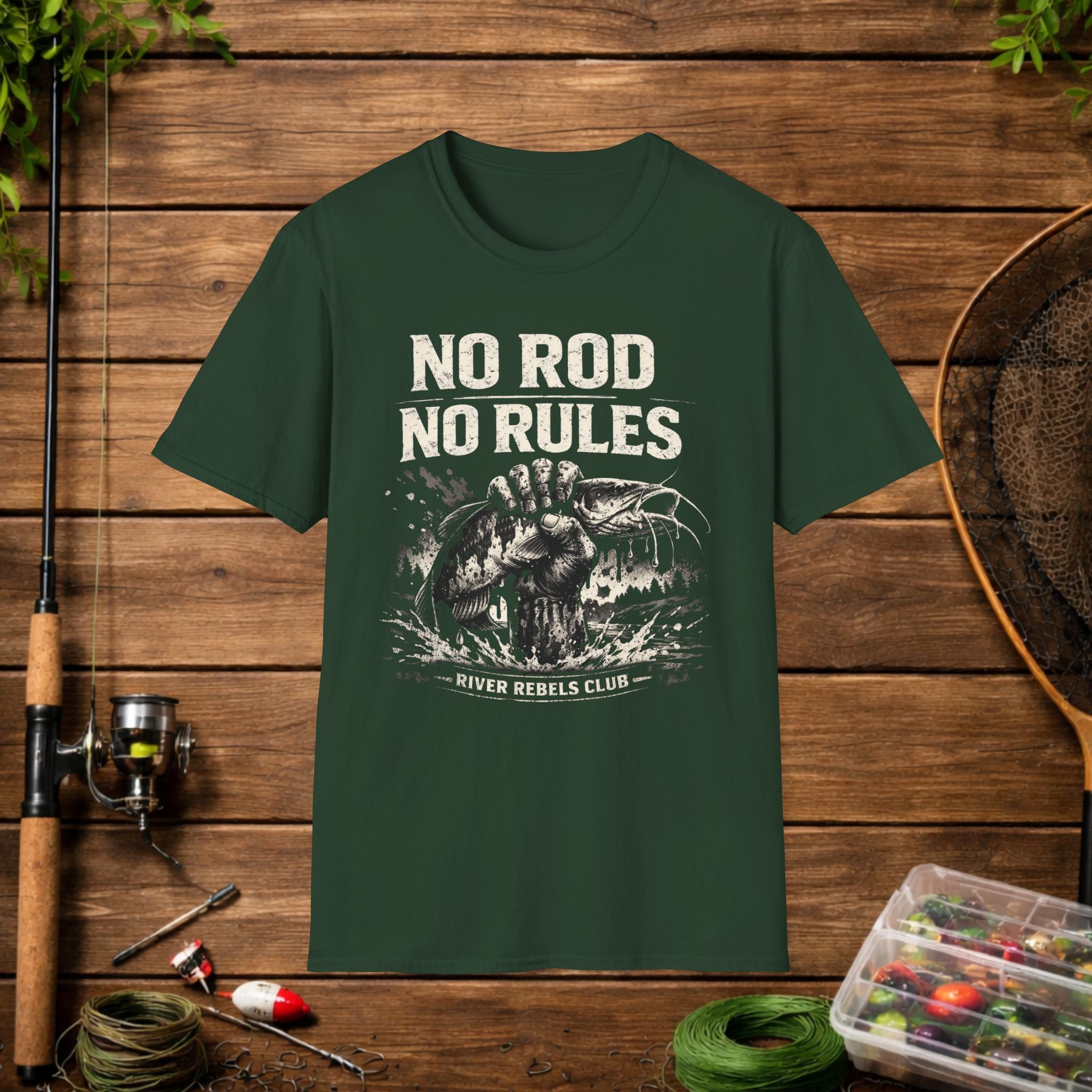 No rod. No rules. Just you and the river.
