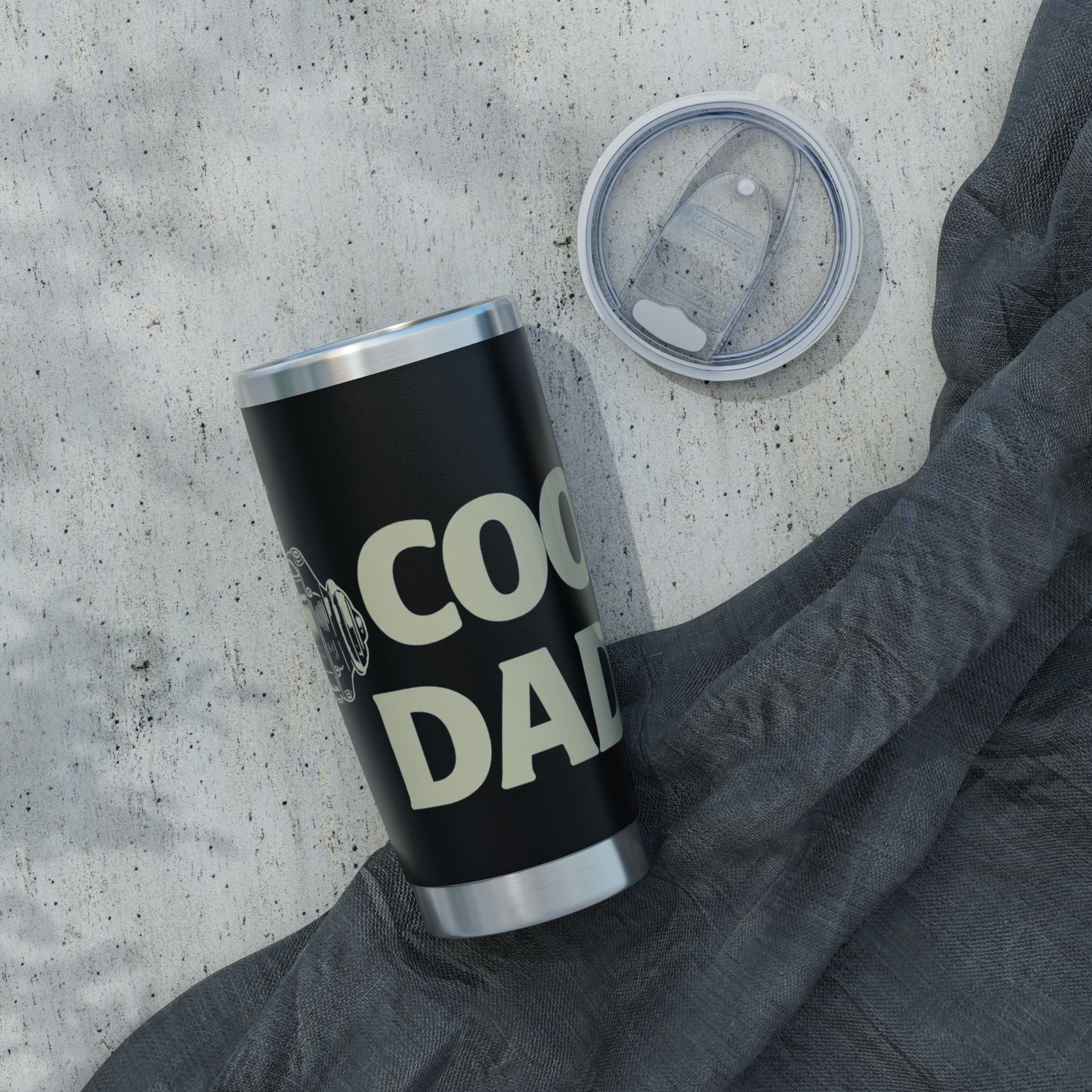 Cool Dad 20oz Insulated Tumbler – Fishing & Outdoor Dad Travel Mug | Father's Day Gift