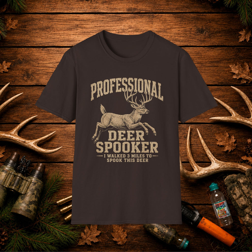 Professional Deer Spooker T-Shirt — Funny Hunting Shirt for Outdoorsmen