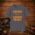 Cocked Locked Ready Crossbow Hunting Shirt – Deer Hunter Tee – Bowhunter Apparel – Hunting Season Shirt