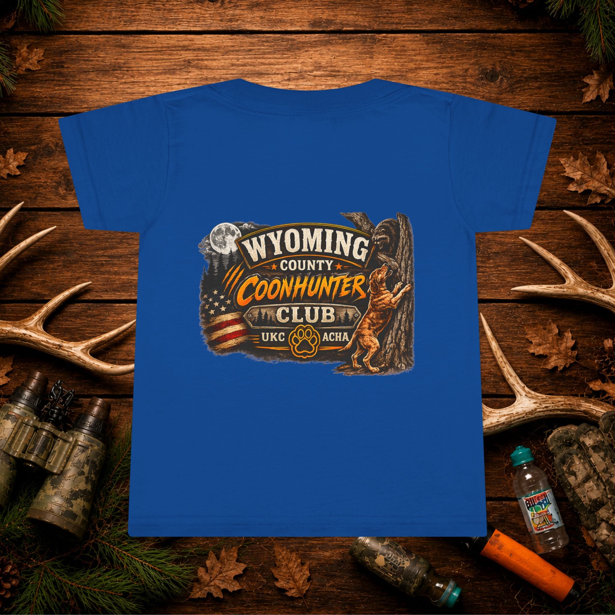 Toddler T-Shirt — Wyoming County Coonhunter Club Graphic Tee