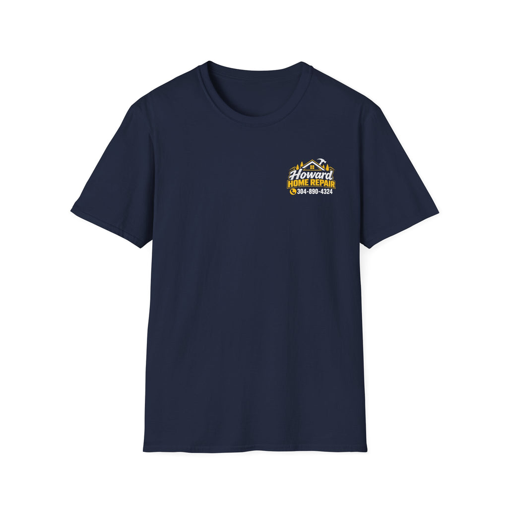 Home Repair Logo T‑Shirt — Howard Home Repair Branded Tee with Phone Number