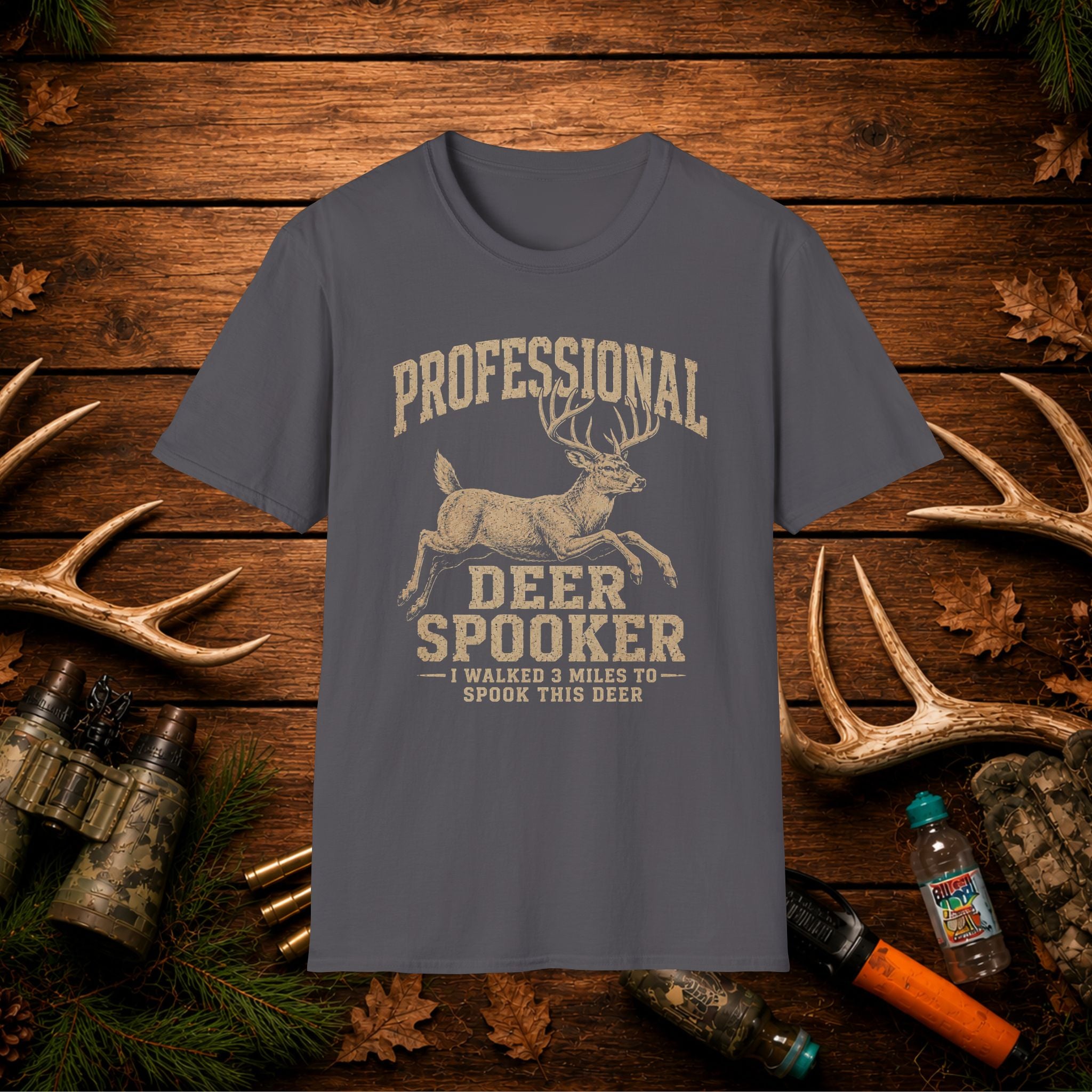 Professional Deer Spooker T-Shirt — Funny Hunting Shirt for Outdoorsmen