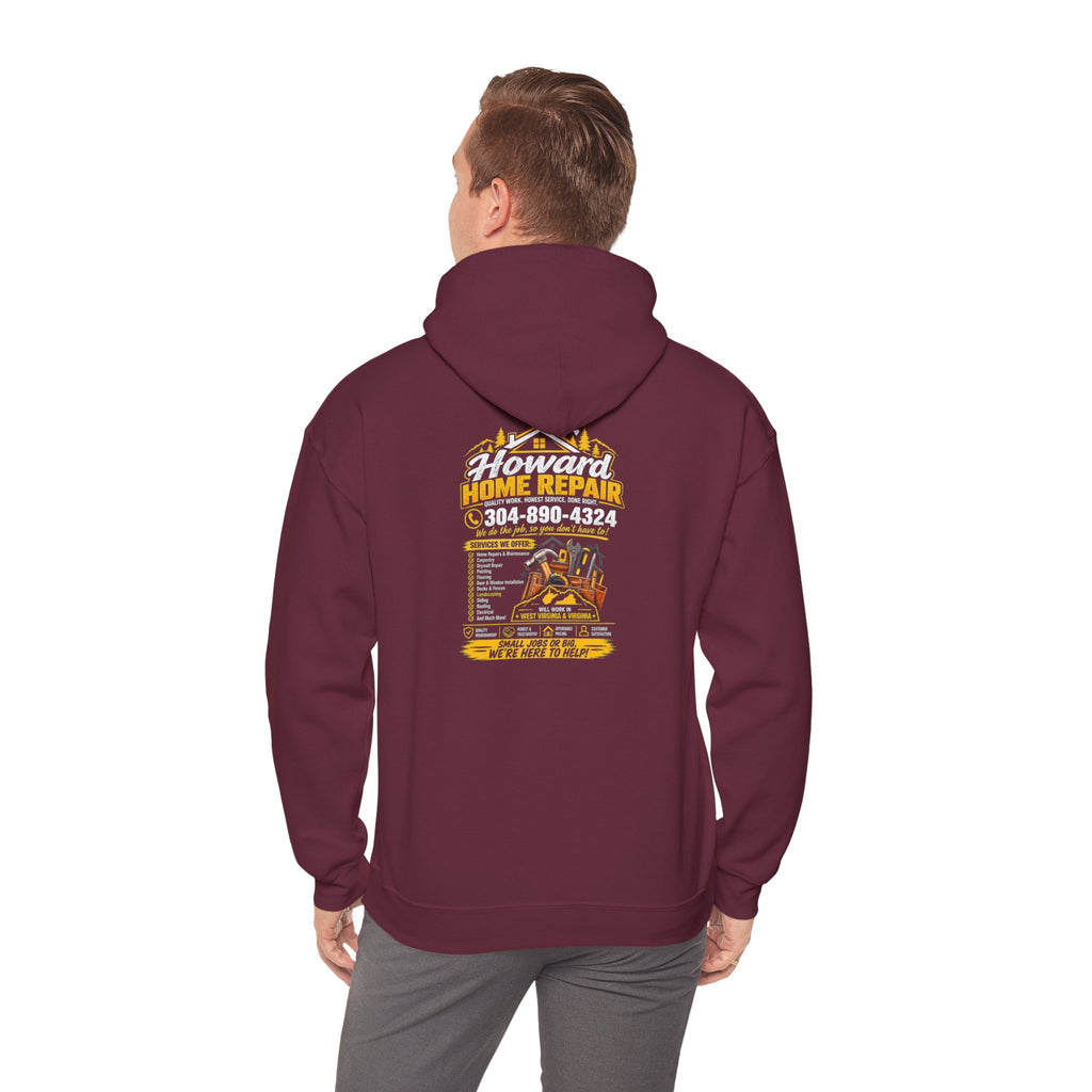 Home Repair Hoodie – Construction Crew Sweatshirt with Tool Graphic