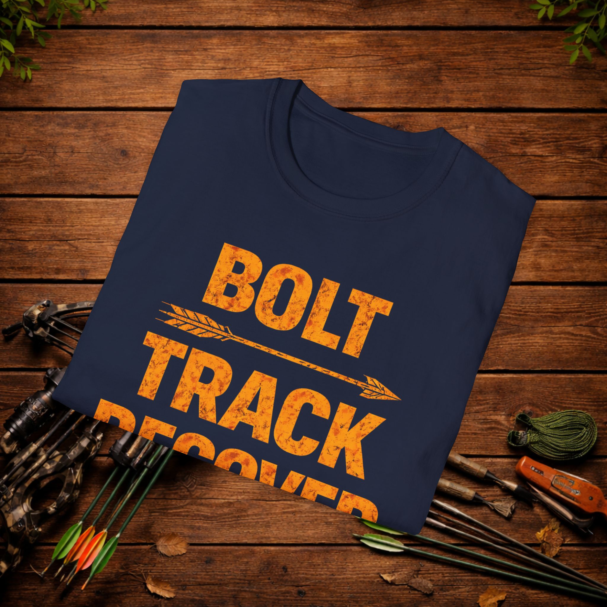 Bolt Track Recover Crossbow Hunting Shirt – Deer Hunting Tee – Bowhunter Apparel – Hunter Gift