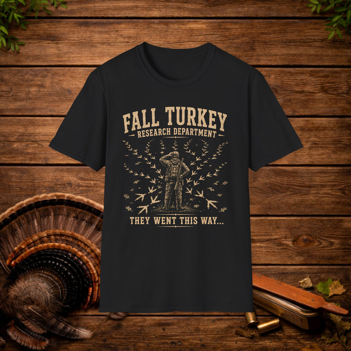 Fall Turkey Research Department T-Shirt | Funny Thanksgiving Tee | Wild Wonderful Wear