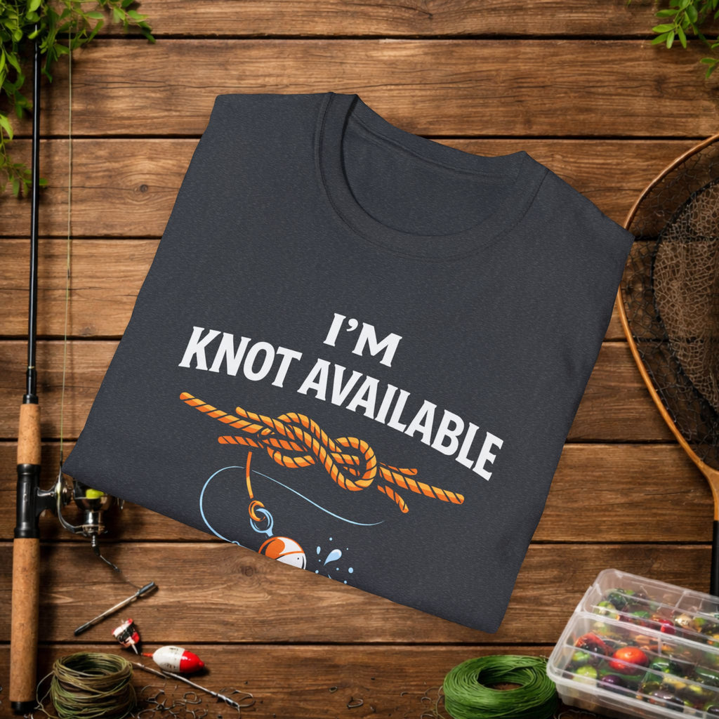 Funny Fishing Shirt – I'M Knot  Available Fishing Tee