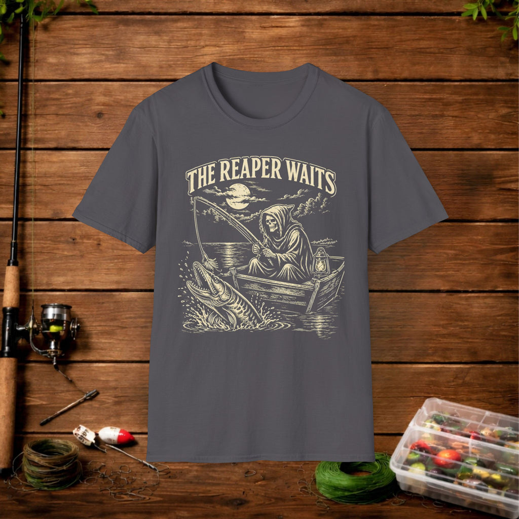 T-Shirt — "The Reaper Waits" Vintage Grim Reaper Graphic