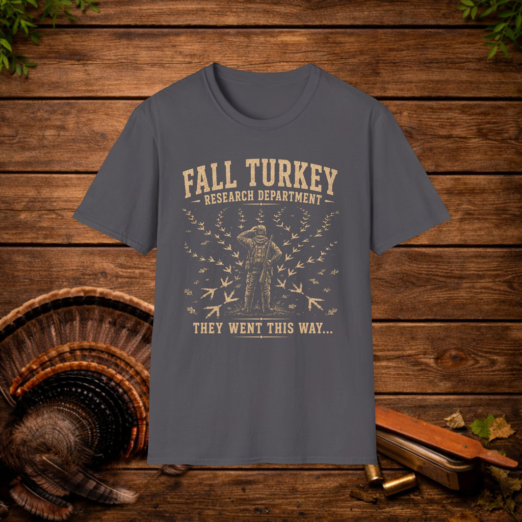Fall Turkey Research Department T-Shirt | Funny Thanksgiving Tee | Wild Wonderful Wear