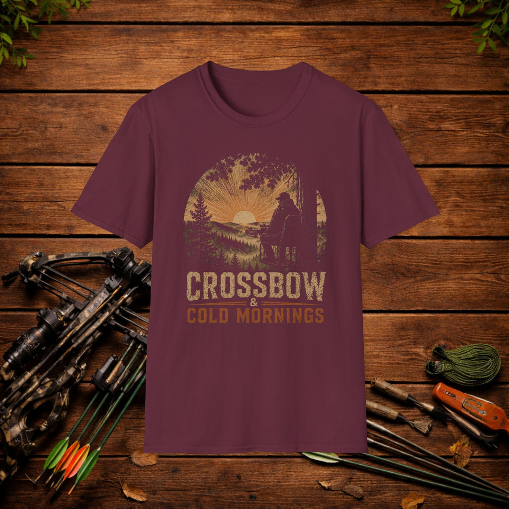 Crossbow & Cold Mornings Hunting T-Shirt