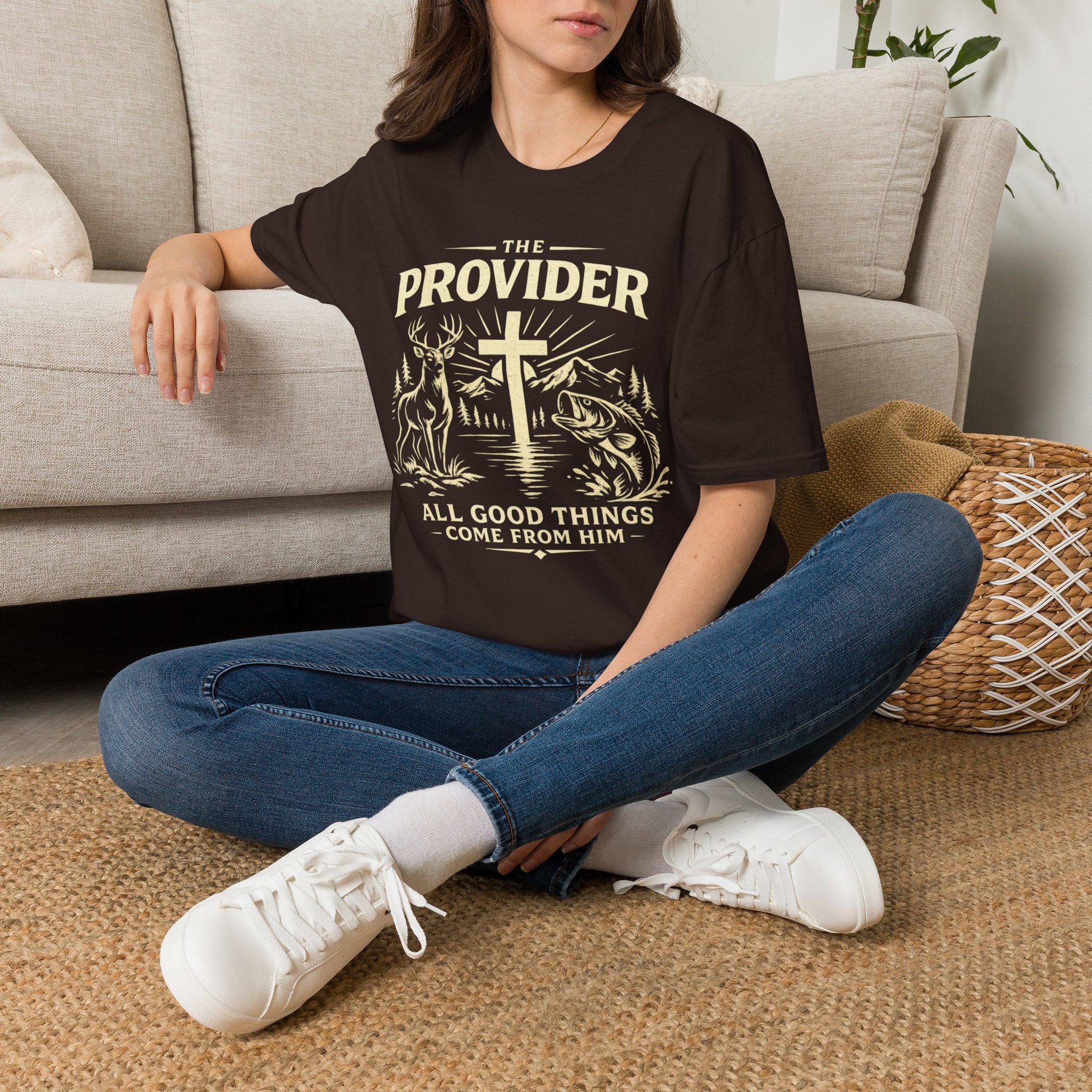 The Provider Cross T-Shirt — Christian Faith Jesus Shirt