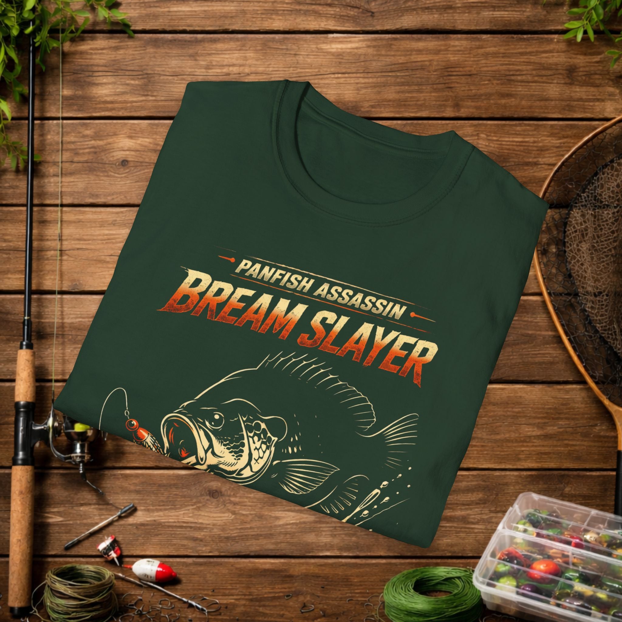 Bream Slayer Shirt – Panfish Assassin Fishing Tee – Crappie & Bluegill Angler Shirt – Limits Or GTFO Funny Fishing Shirt