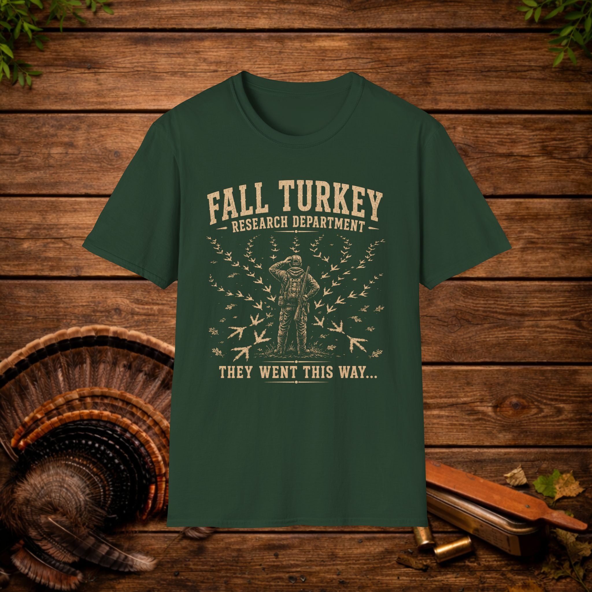 Fall Turkey Research Department T-Shirt | Funny Thanksgiving Tee | Wild Wonderful Wear