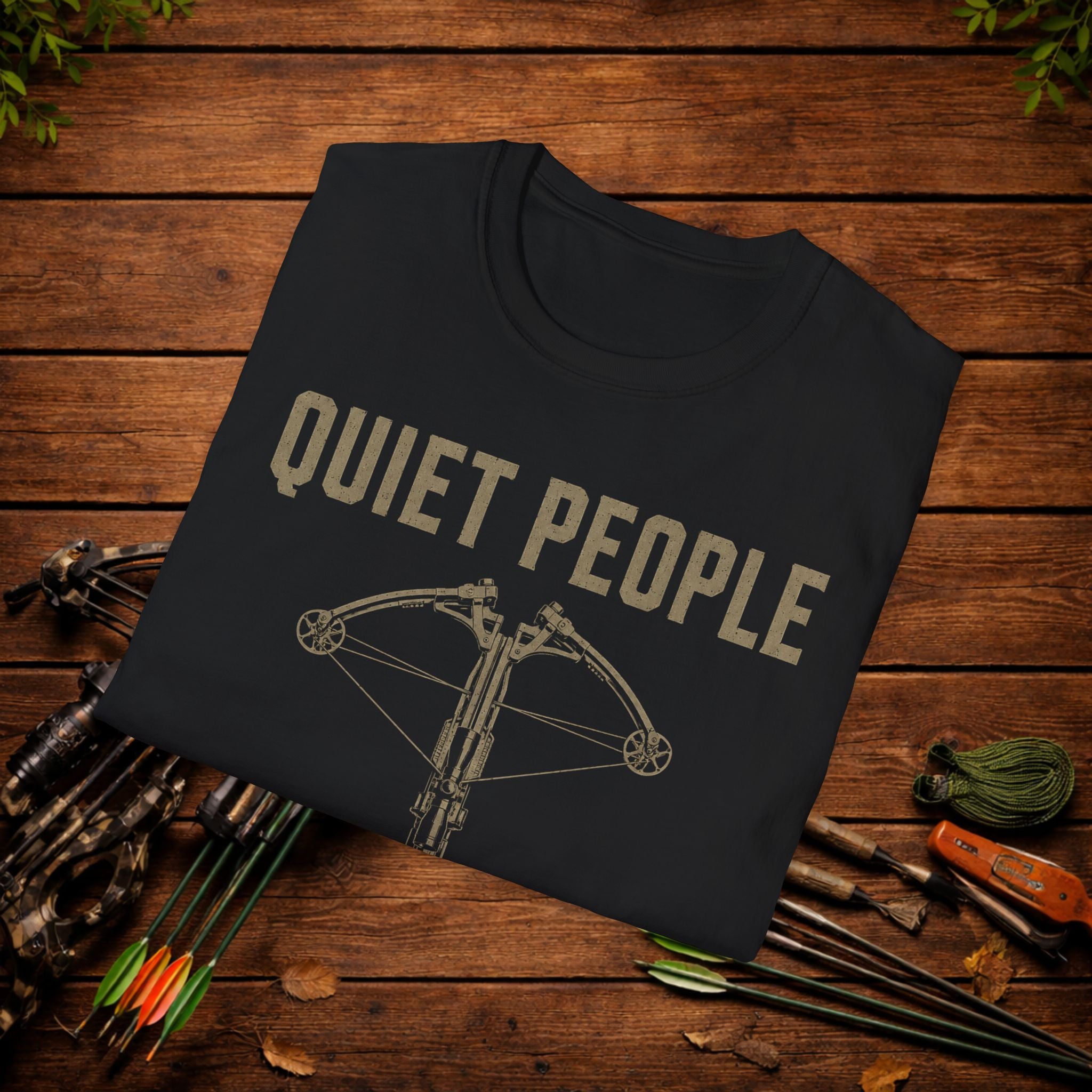 Quiet People Surprise Everyone Crossbow T-Shirt