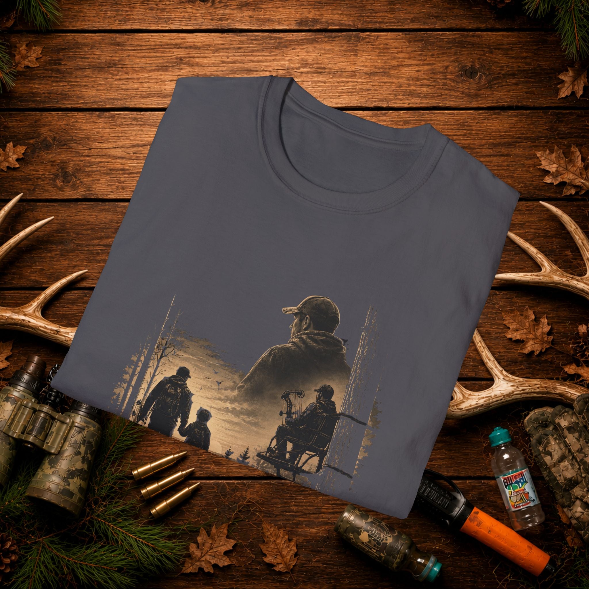 Always With Me Deer Hunting T-Shirt – Vintage Memorial Tee