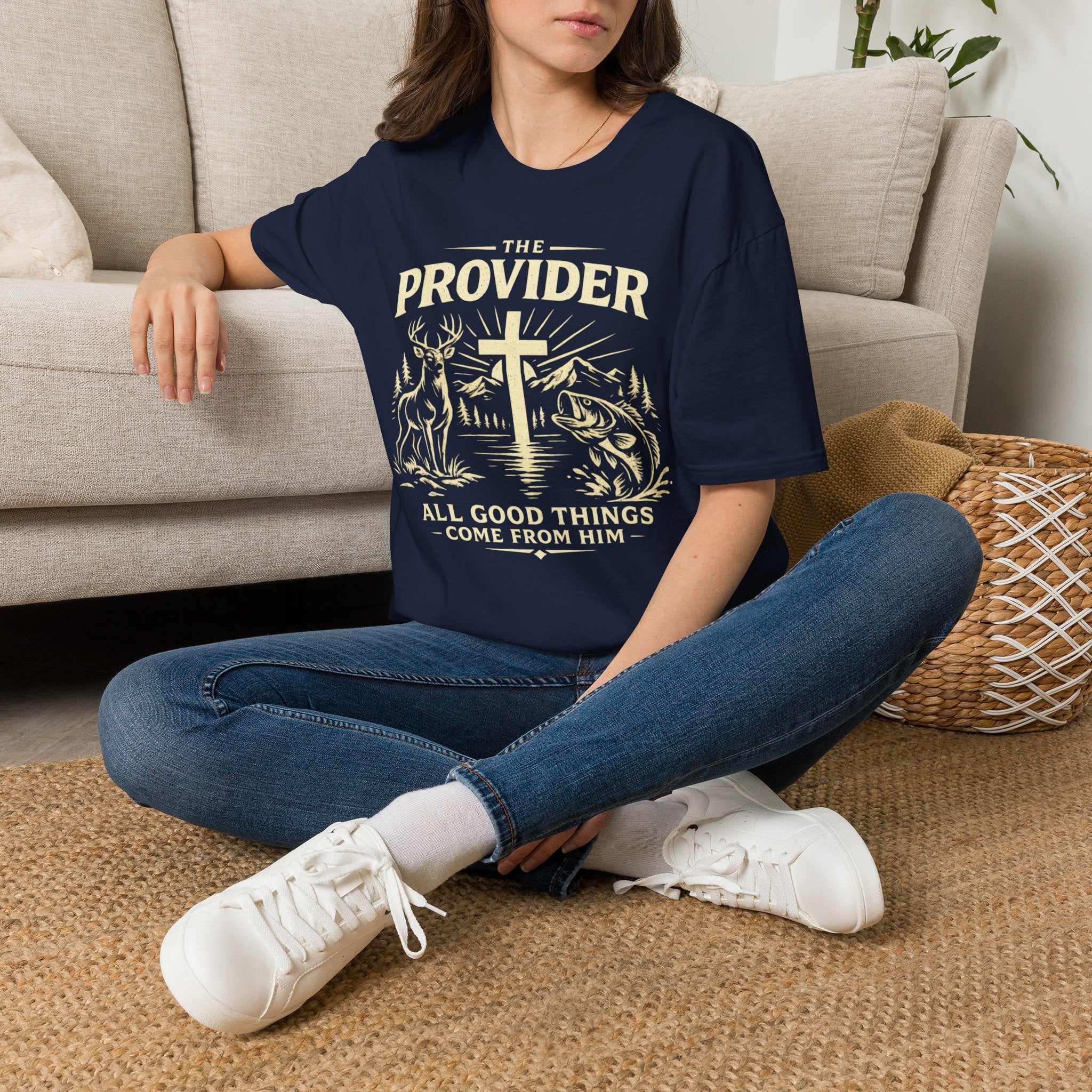 The Provider Cross T-Shirt — Christian Faith Jesus Shirt