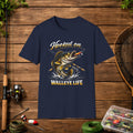 Hooked on Walleye Life Fishing Shirt – Walleye Angler Tee – Funny Walleye Fishing Apparel – Fisherman Gift