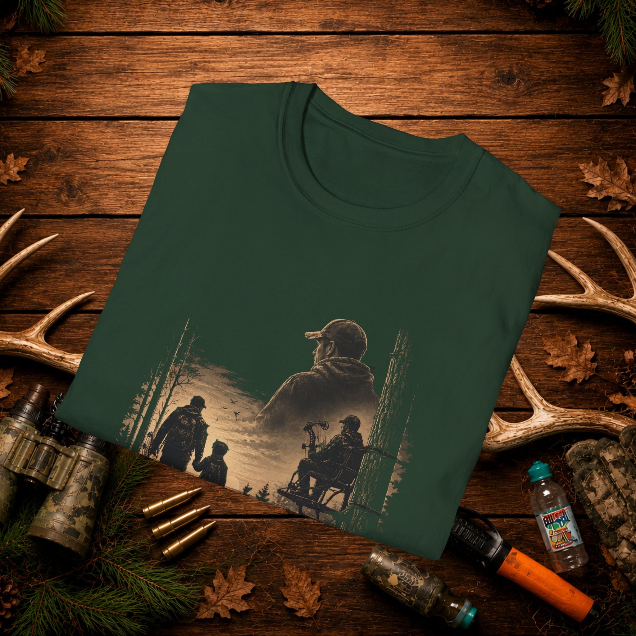 Always With Me Deer Hunting T-Shirt – Vintage Memorial Tee