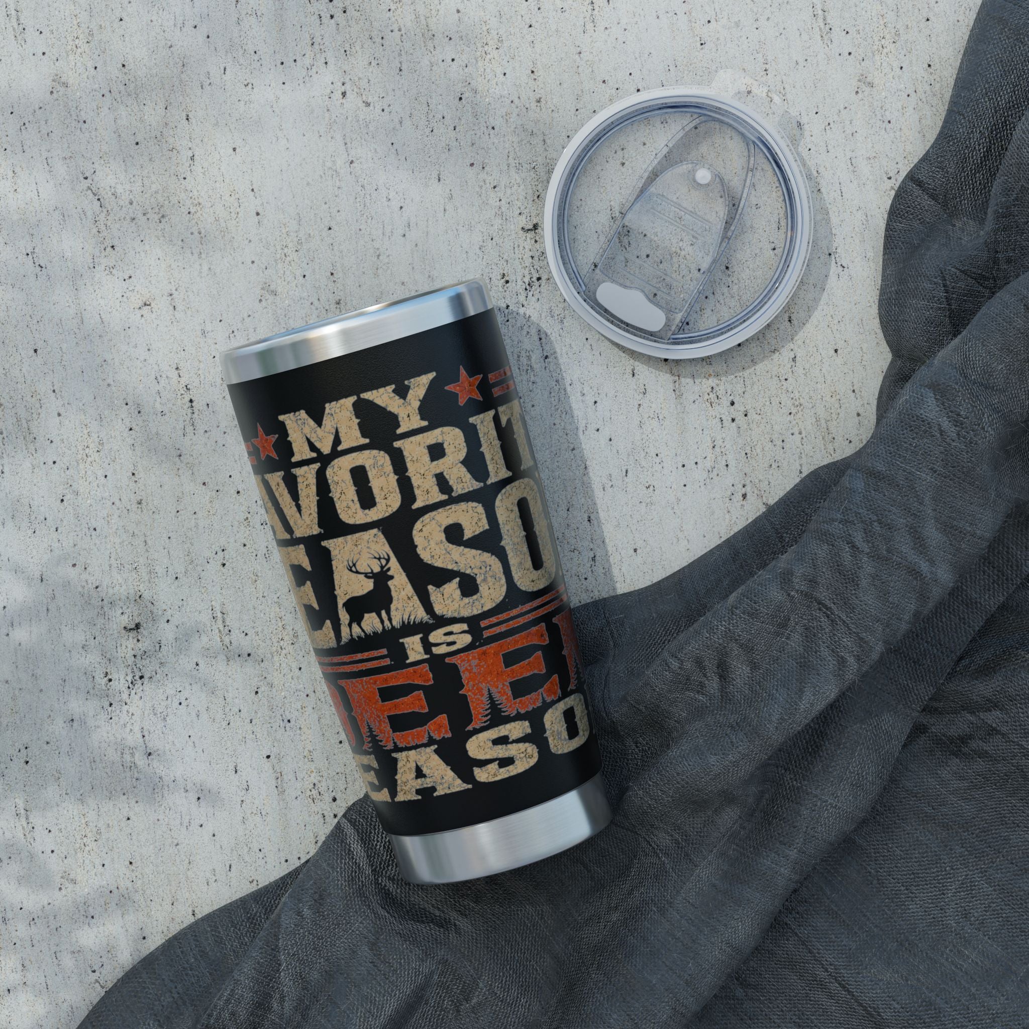 Deer Season 20oz Tumbler - My World Is Deer Season Insulated Travel Cup