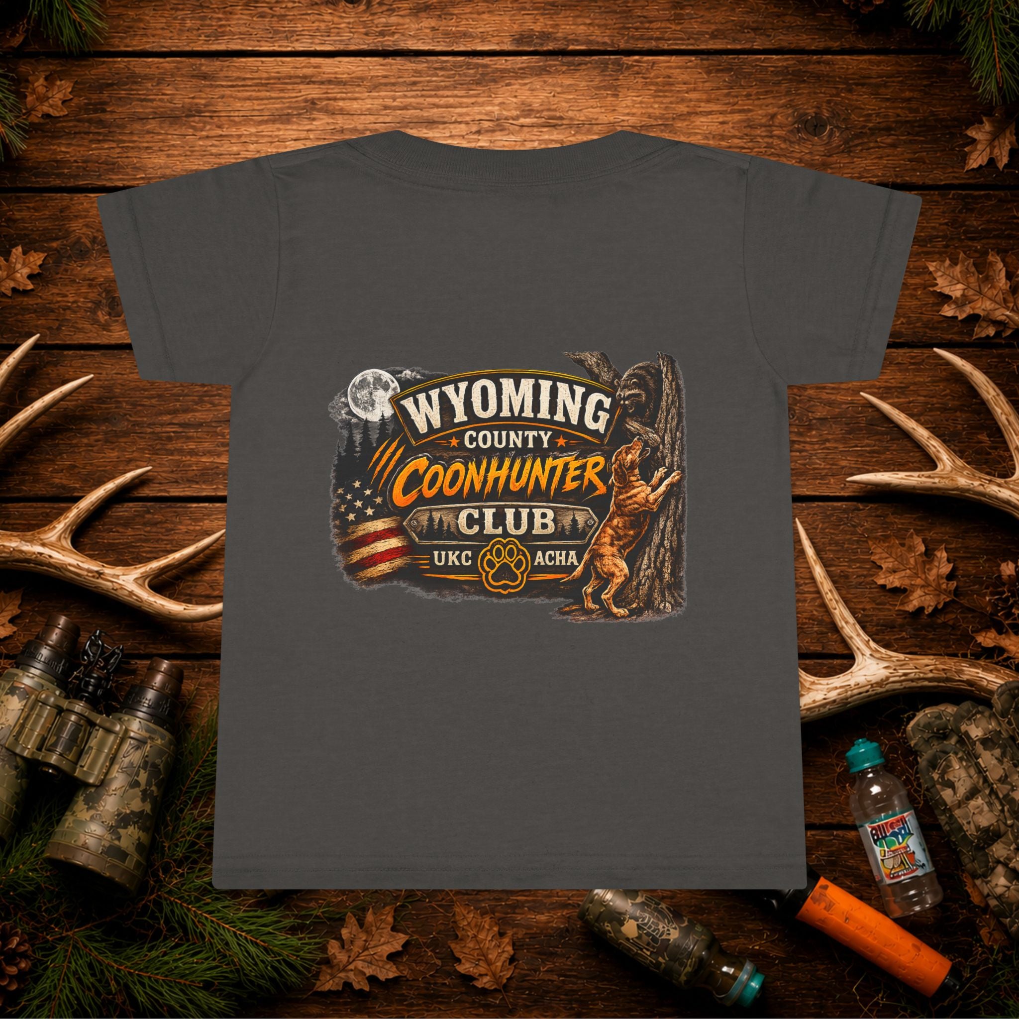 Toddler T-Shirt — Wyoming County Coonhunter Club Graphic Tee