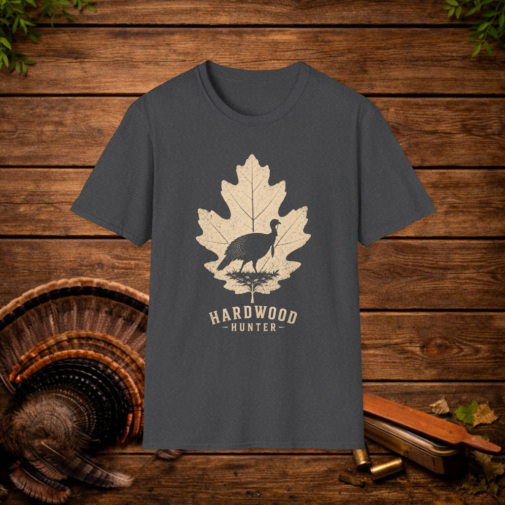 Hardwood Hunter Turkey T-Shirt — Autumn Leaf Turkey Graphic Tee