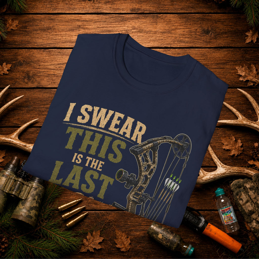 Bow Upgrade T-Shirt — “I Swear This Is the Last Bow Upgrade” Archery Tee