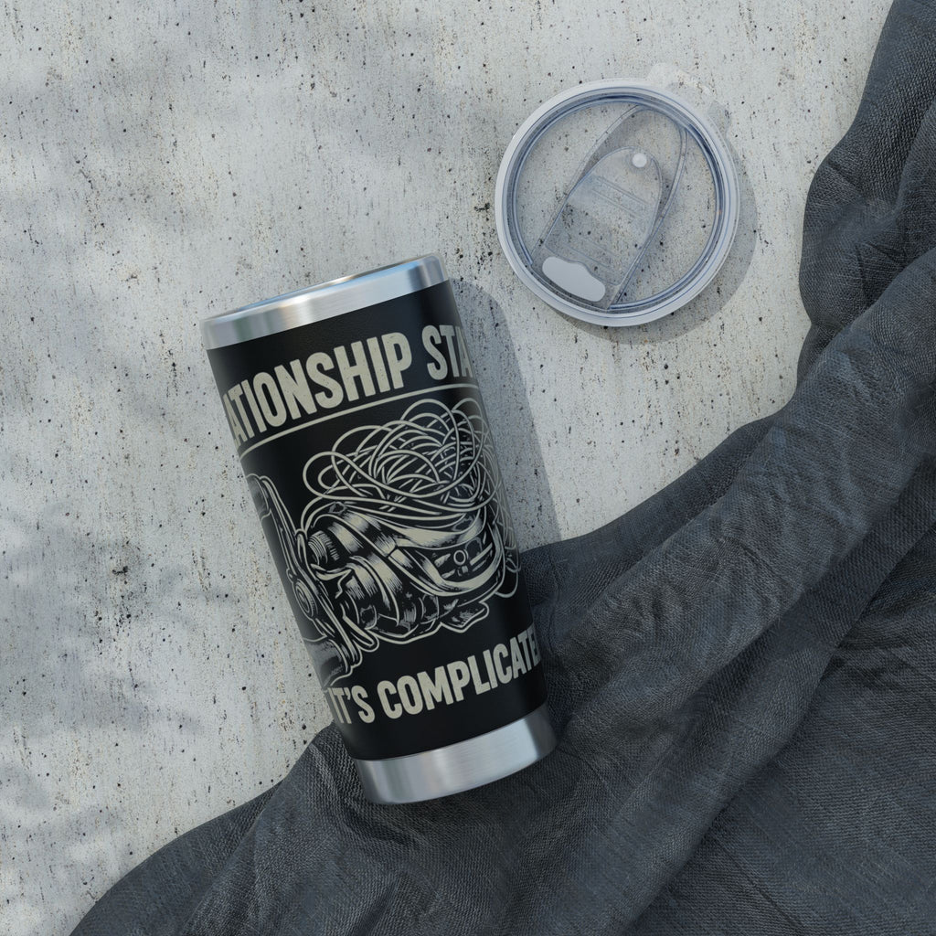 Fishing Knot Tumbler – 'Relationship Status: It's Complicated' 20oz Insulated Travel Cup