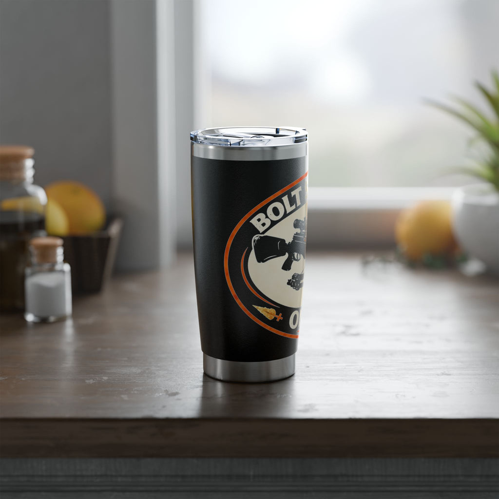 Bolt Slinger Only 20oz Insulated Tumbler – Crossbow Hunting Travel Mug | Gift for Hunters