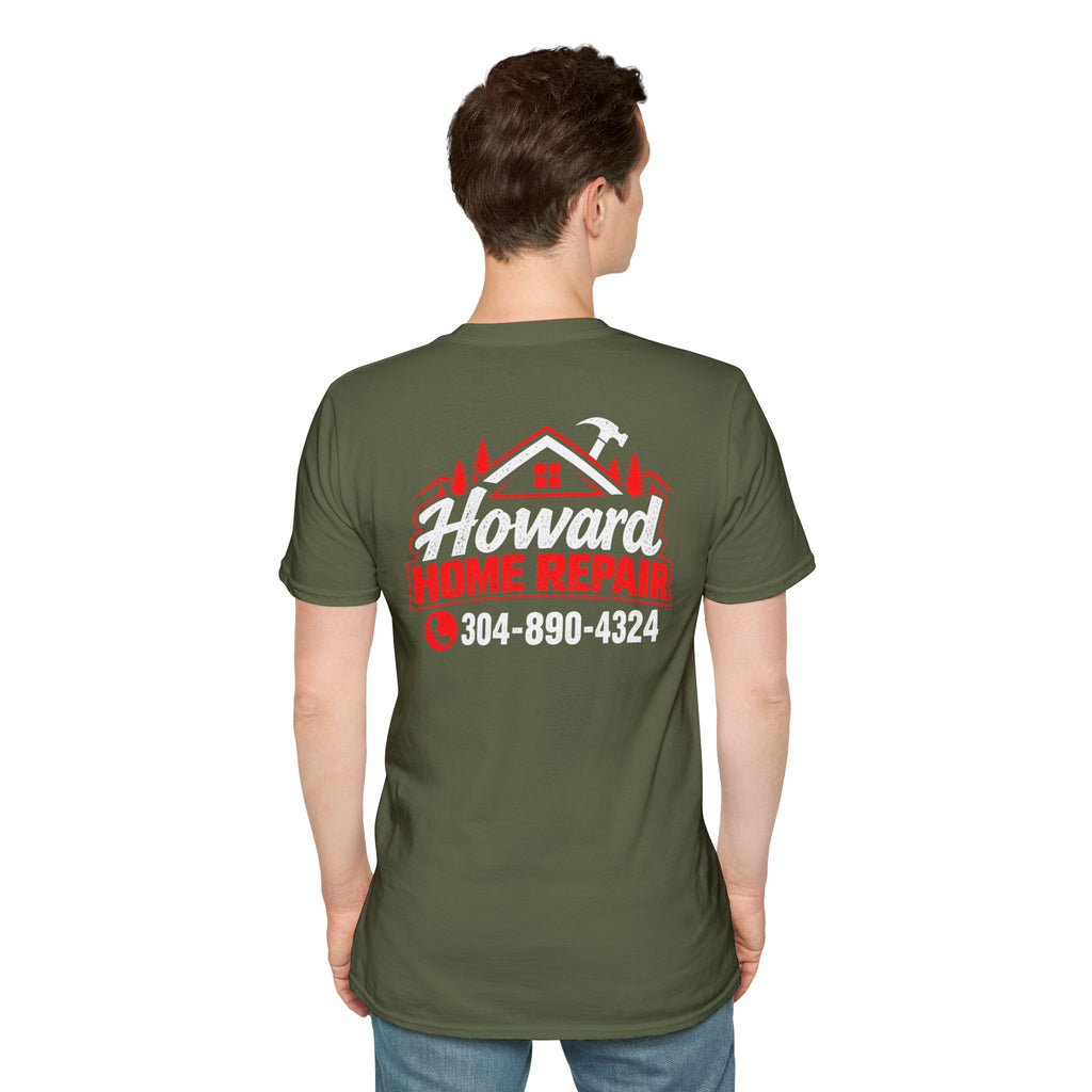 Home Repair T-Shirt — Howard Home Repair Logo & Phone Number