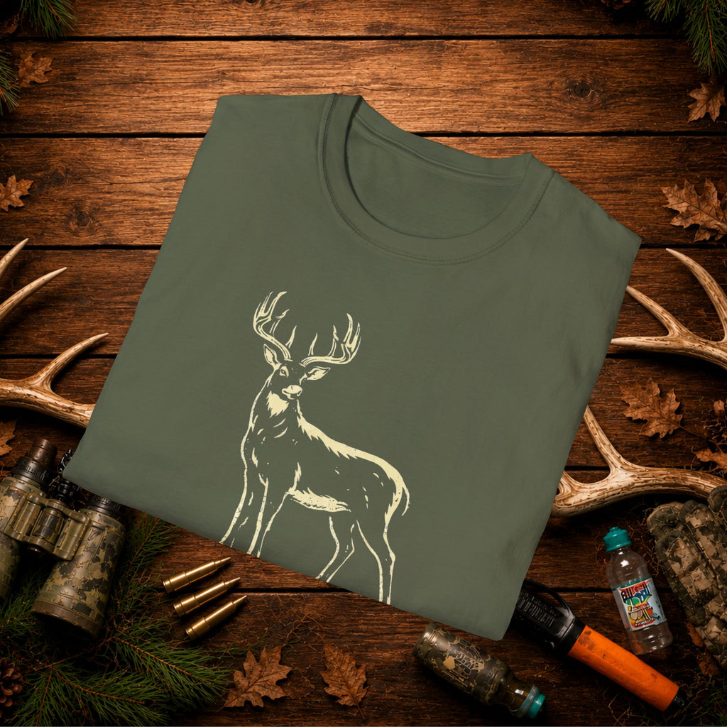 Mountain State Deer T-Shirt — Vintage Outdoors Hunting Tee