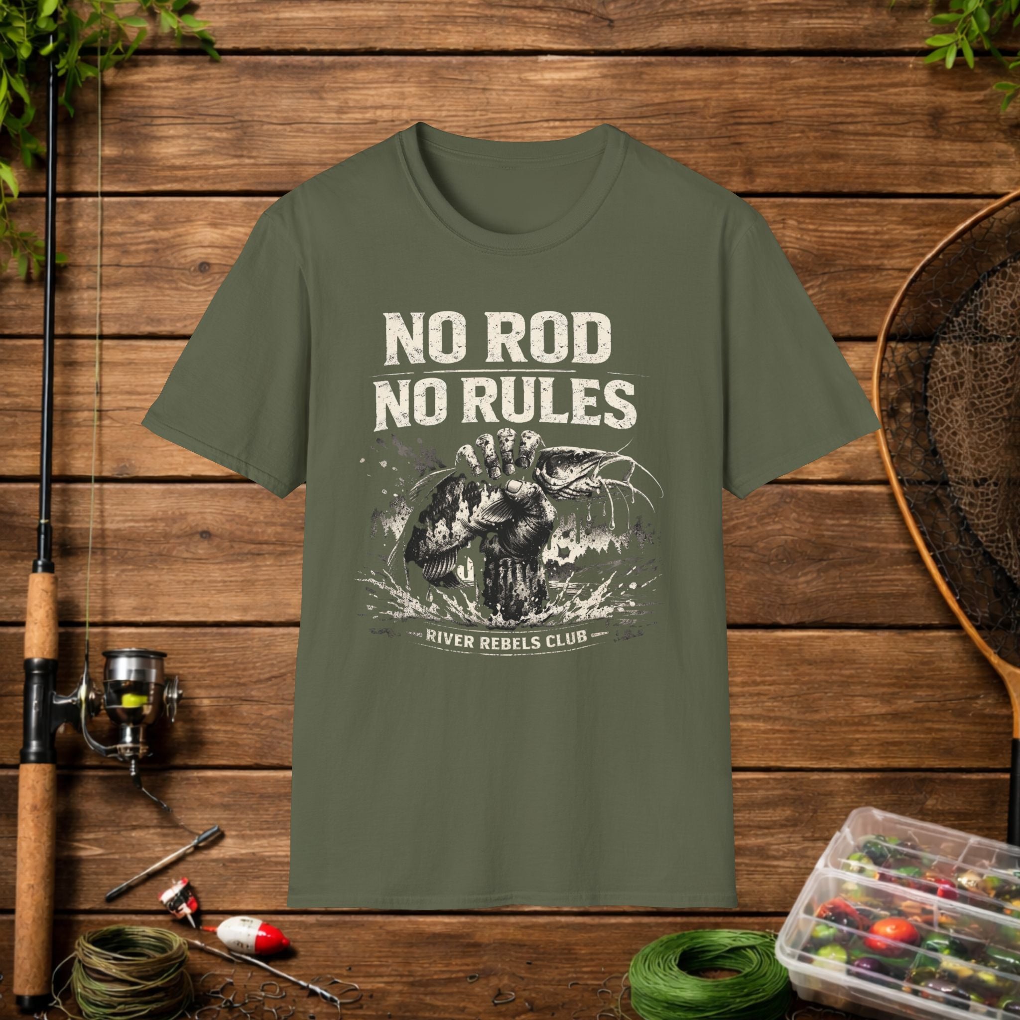 No rod. No rules. Just you and the river.