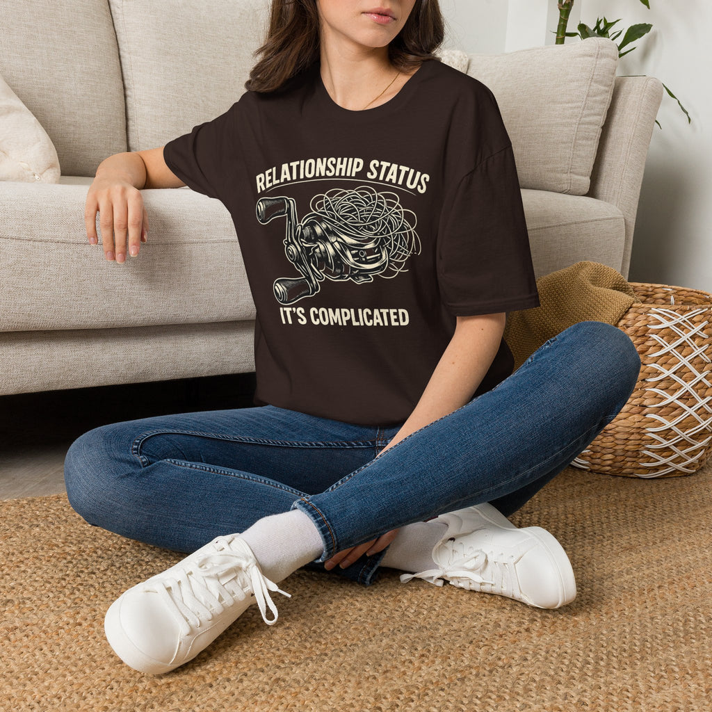 Relationship Status T-Shirt — 'It's Complicated' Funny Fishing Tee
