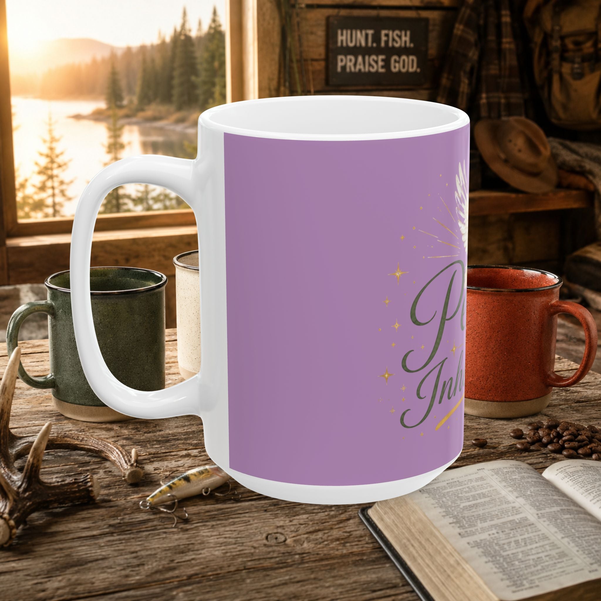 Peace Is My Inheritance Mug — Dove Faith Coffee Cup (11oz/15oz)