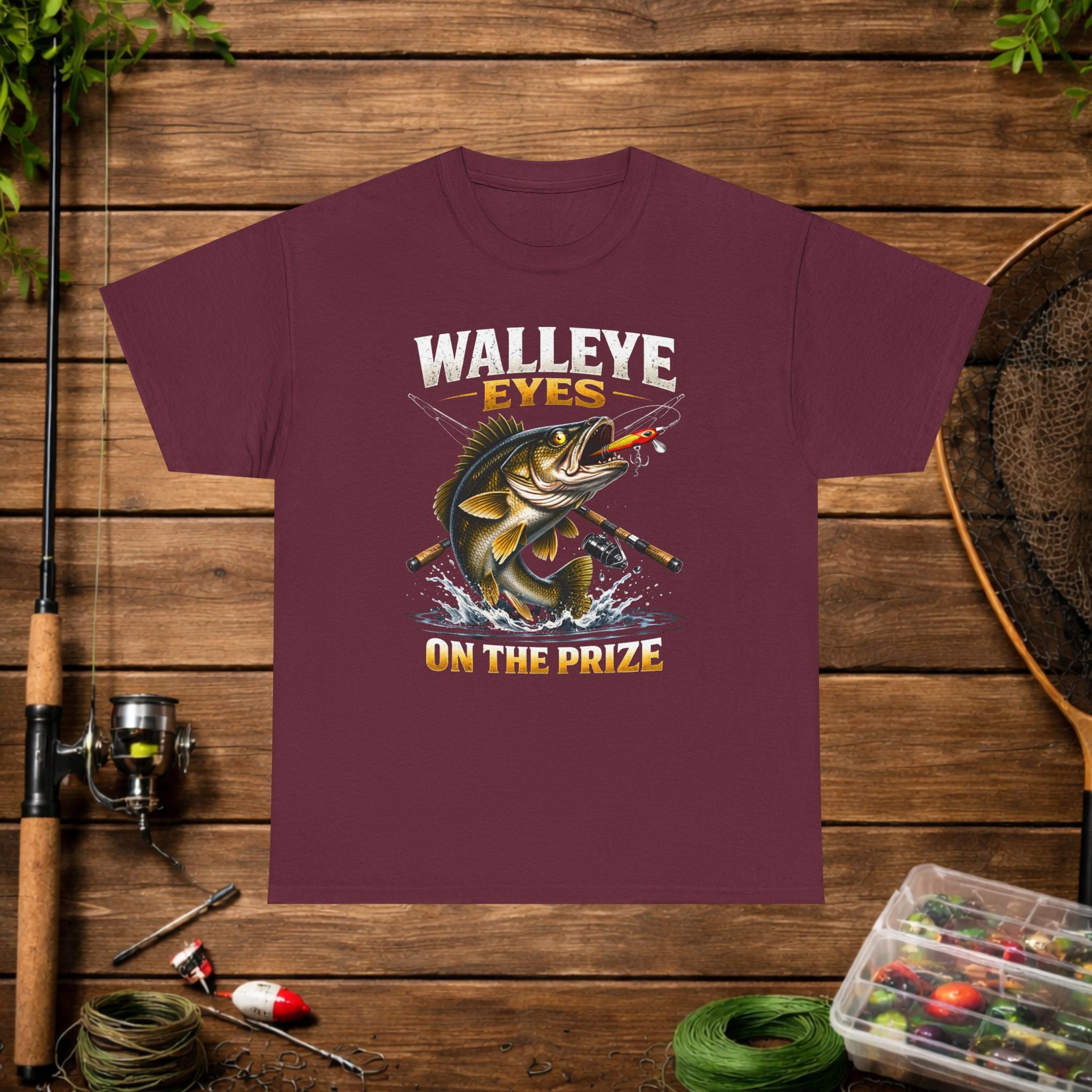 Walleye Fishing Shirt – Walleye Eyes on the Prize Tee – Funny Angler Shirt – Fisherman Gift