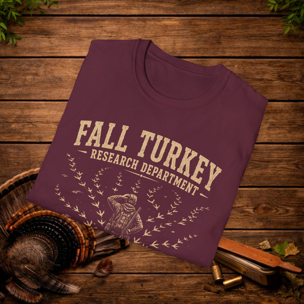 Fall Turkey Research Department T-Shirt | Funny Thanksgiving Tee | Wild Wonderful Wear