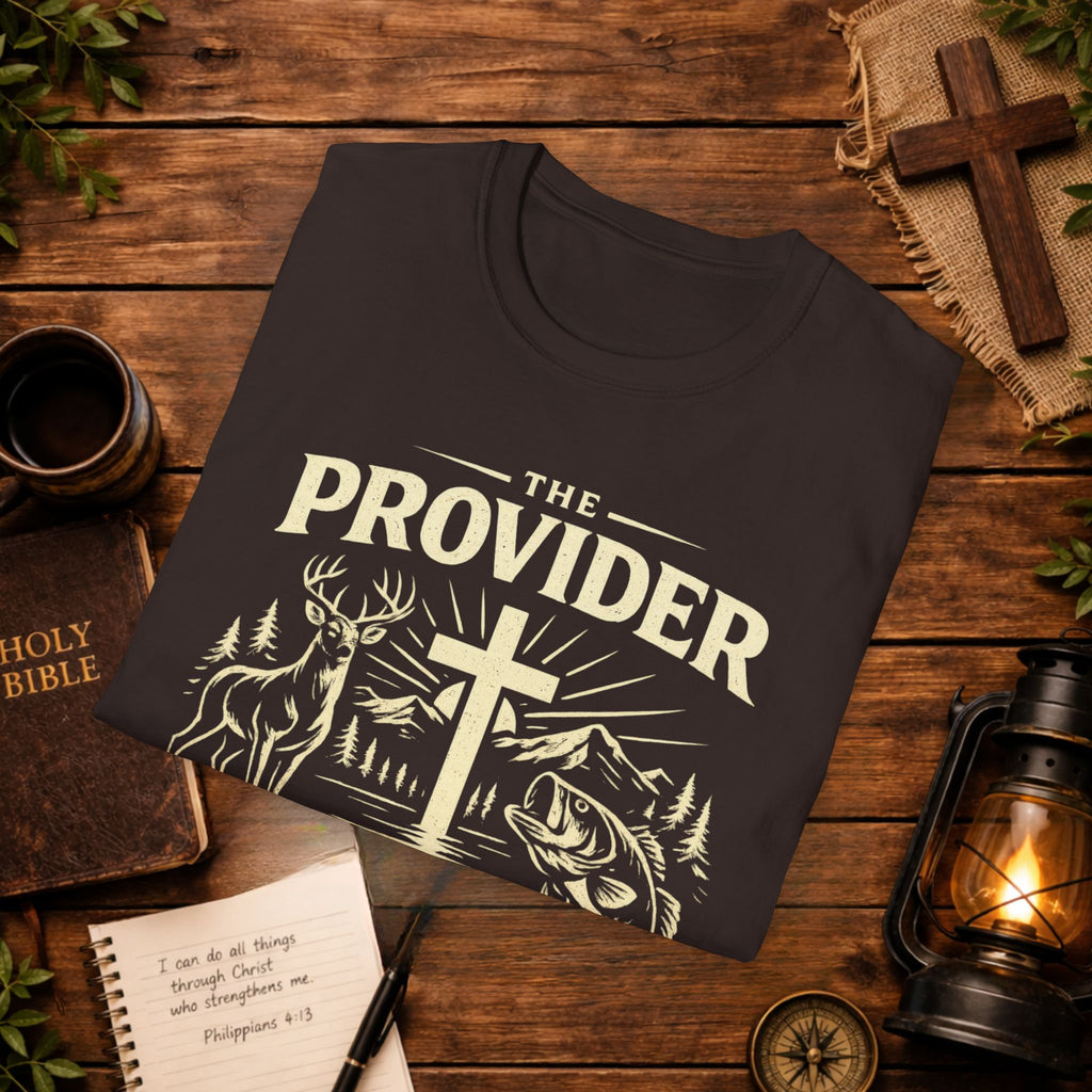 The Provider Cross T-Shirt — Christian Faith Jesus Shirt