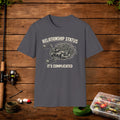Relationship Status T-Shirt — 'It's Complicated' Funny Fishing Tee