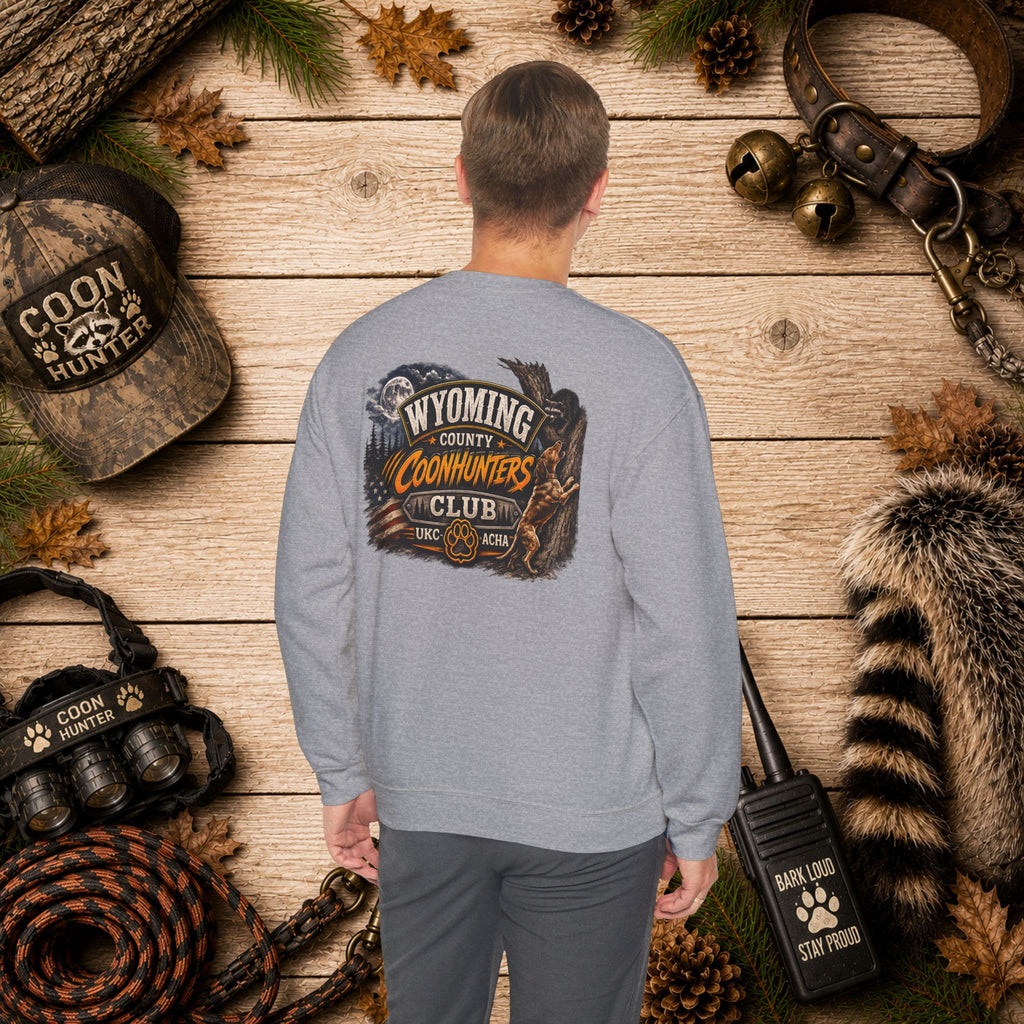 Wyoming Coonhunters Club Crewneck Sweatshirt