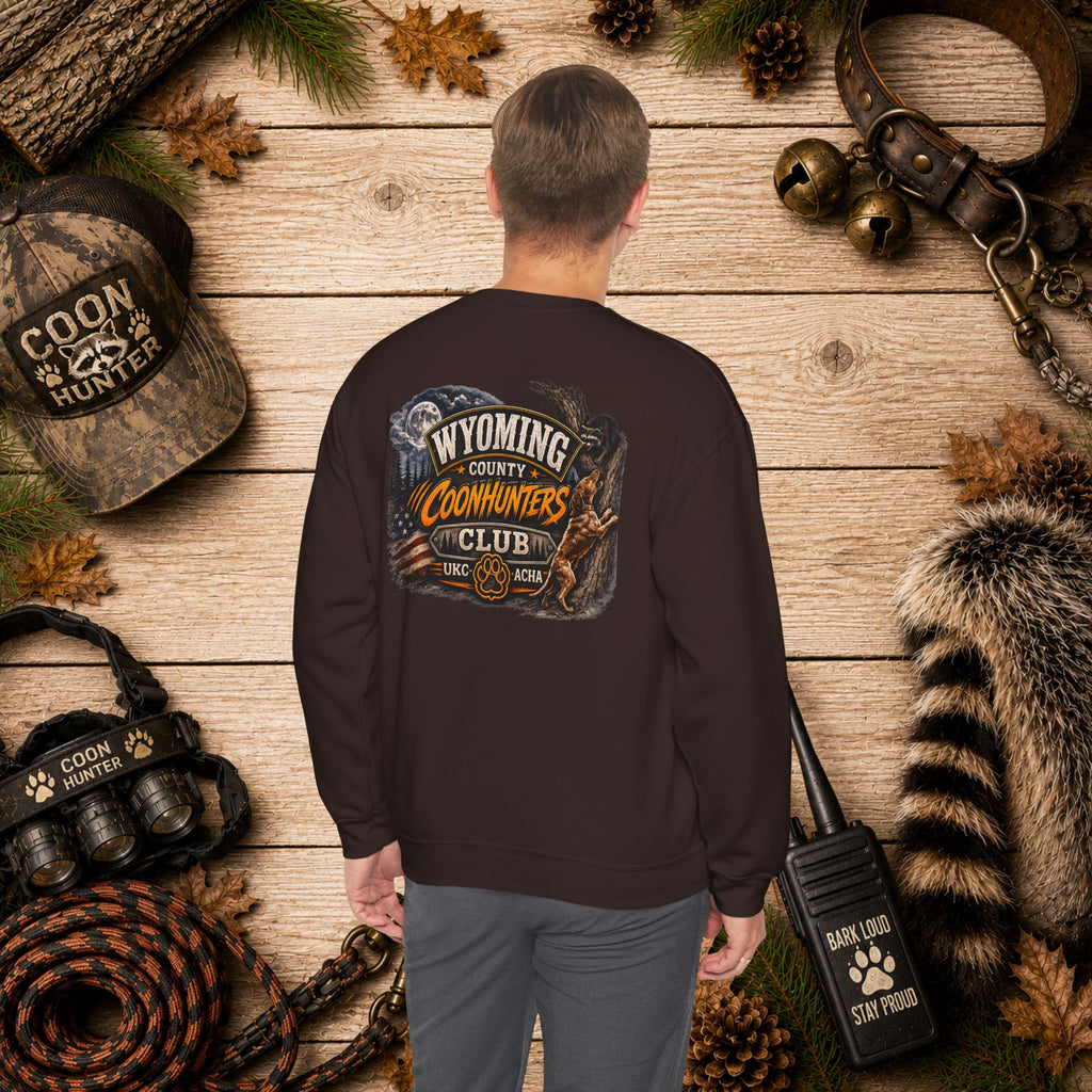 Wyoming Coonhunters Club Crewneck Sweatshirt