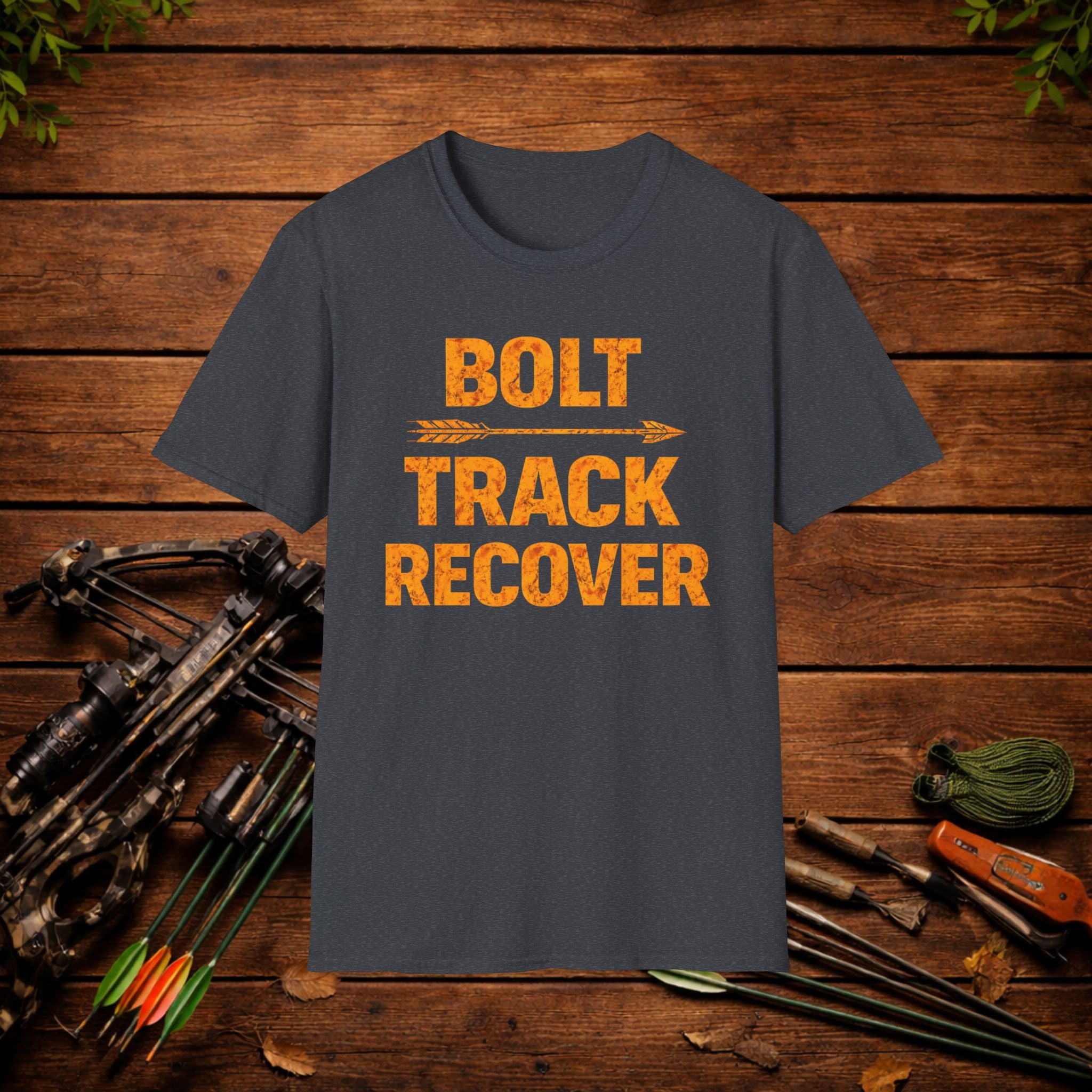 Bolt Track Recover Crossbow Hunting Shirt – Deer Hunting Tee – Bowhunter Apparel – Hunter Gift