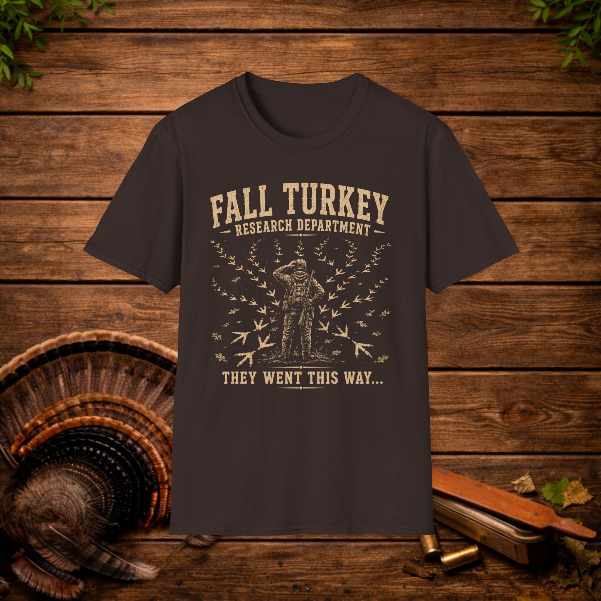 Fall Turkey Research Department T-Shirt | Funny Thanksgiving Tee | Wild Wonderful Wear