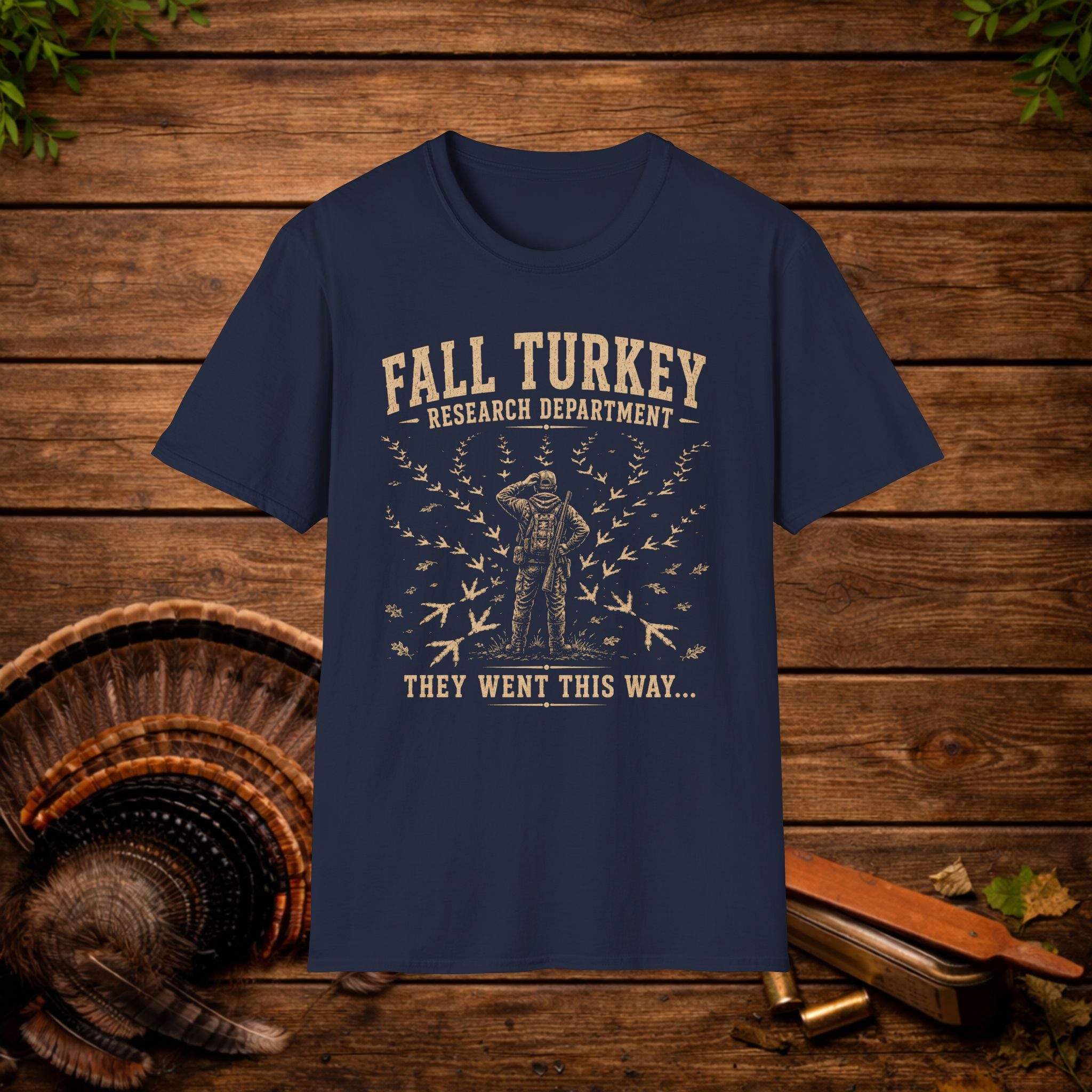 Fall Turkey Research Department T-Shirt | Funny Thanksgiving Tee | Wild Wonderful Wear