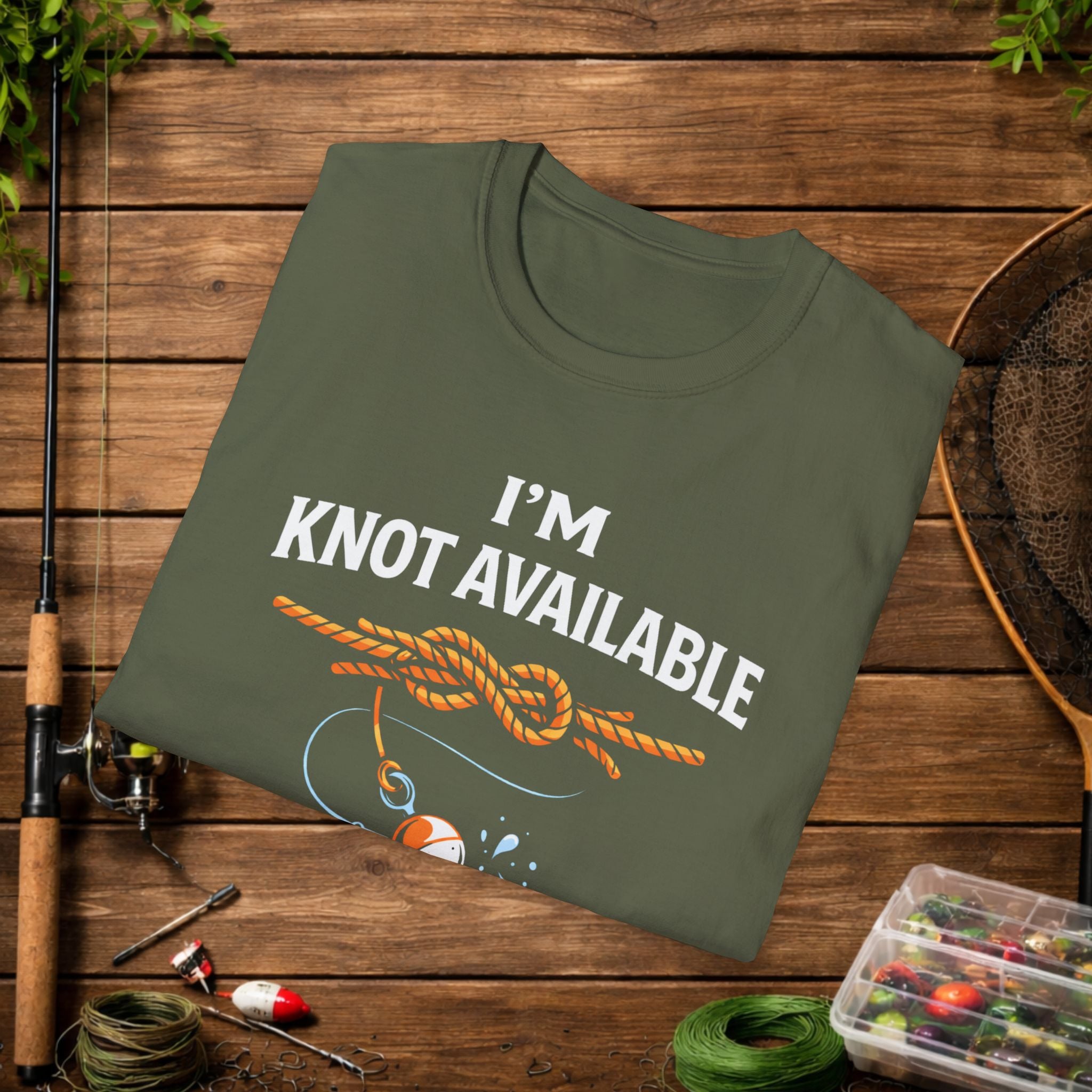 Funny Fishing Shirt – I'M Knot  Available Fishing Tee