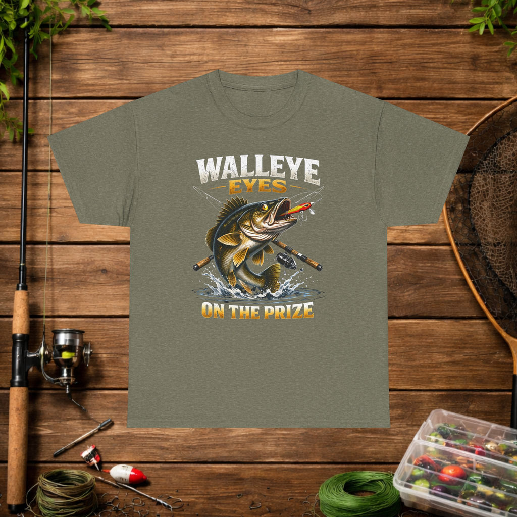 Walleye Fishing Shirt – Walleye Eyes on the Prize Tee – Funny Angler Shirt – Fisherman Gift